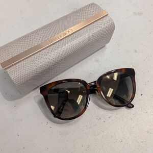 Jimmy Choo Tortoise Shell Sunglasses